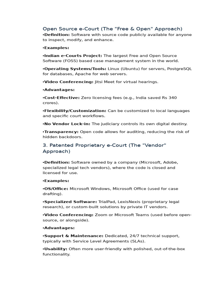 Part - C 1 Open Source Vs Patented Proprietary Softwares | PDF ...