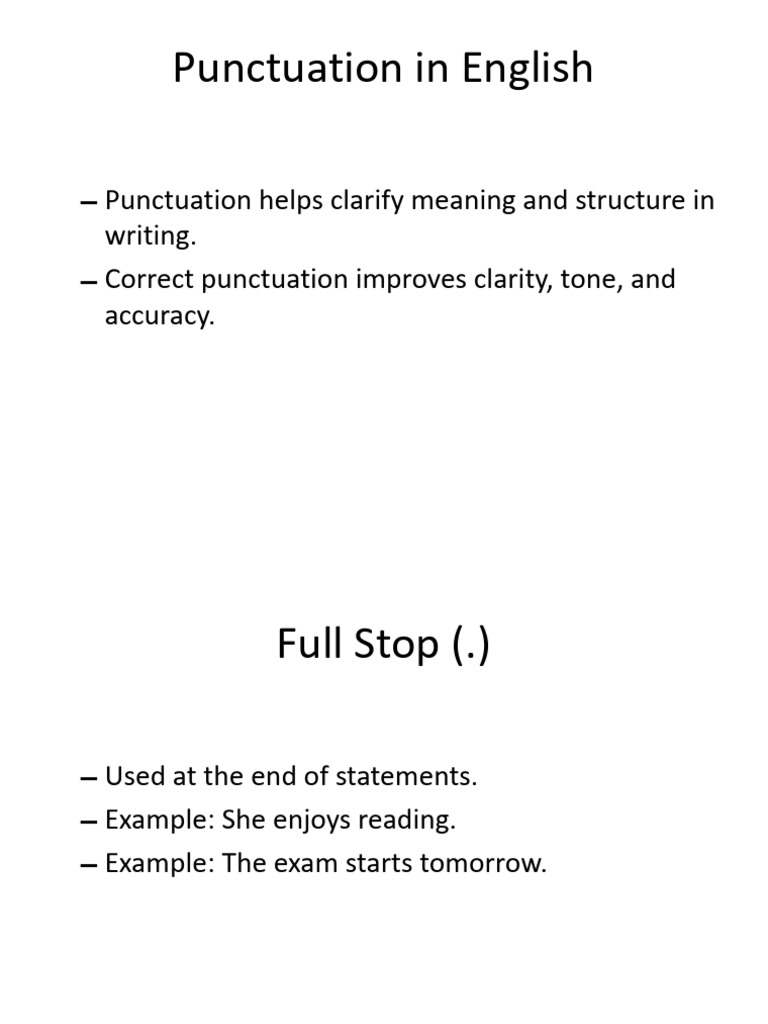 Advanced Punctuation Rules Presentation Upgraded | PDF