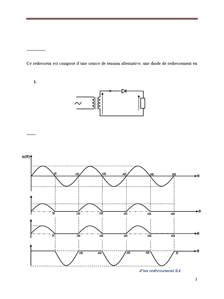 Complement Cours Electronique G - 092559 | PDF | Redresseur | Électronique