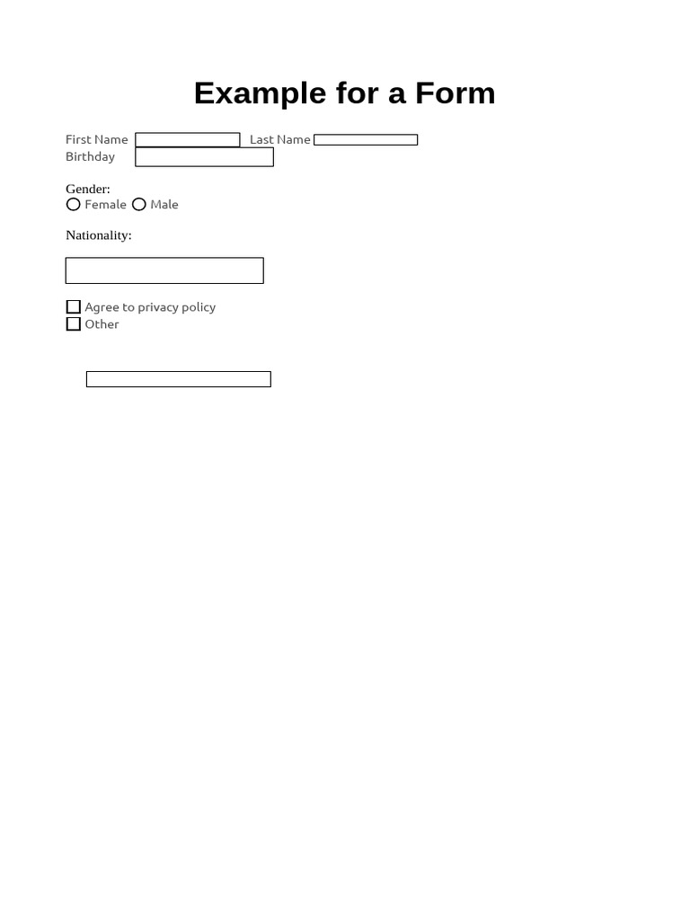 Libreoffice Form | PDF