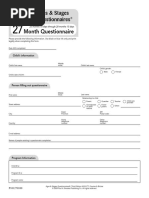 30-Month ASQ-3 Developmental Questionnaire | PDF