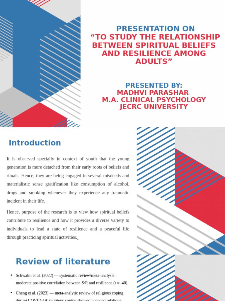 Conference Presentation Final | PDF | Psychological Resilience | Mental ...