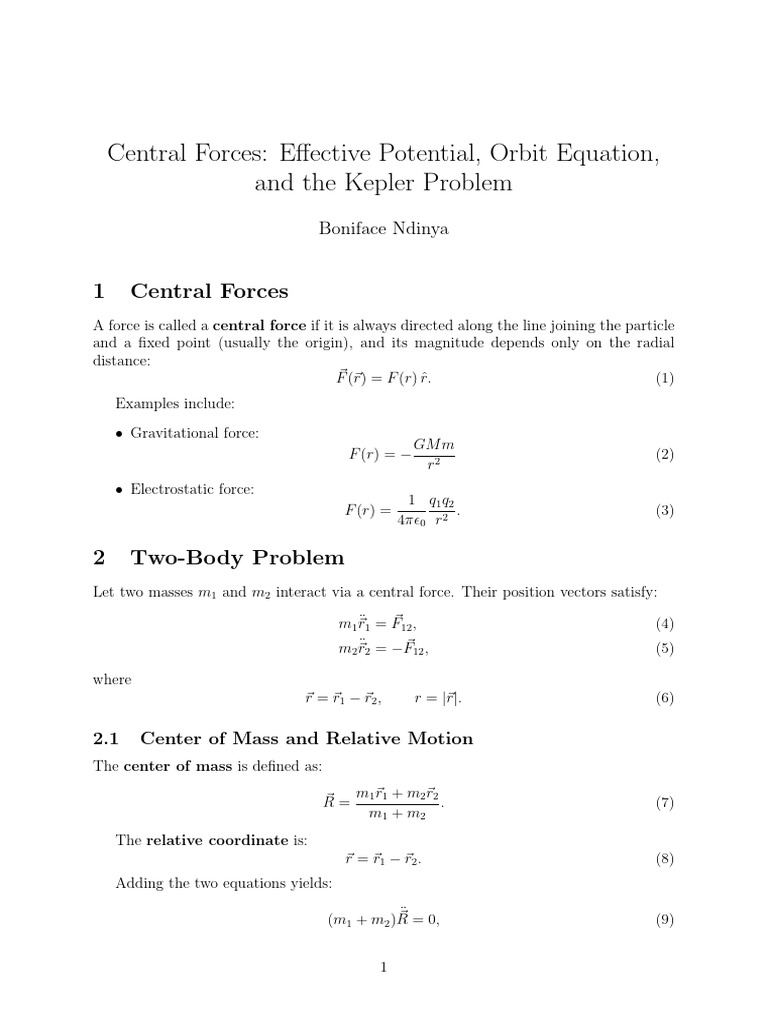 PHYS313L4 | PDF | Force | Physics