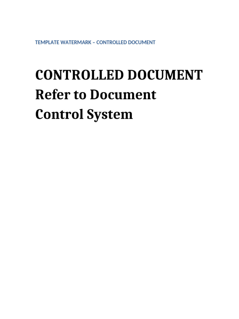 Template Watermark Dokumen | PDF