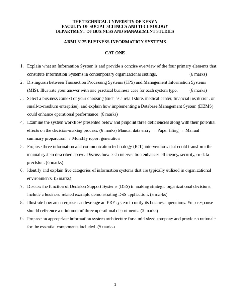 Abmi 3125 Bis Cat 1 | PDF