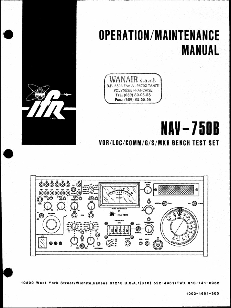 Nav 750 B | PDF | Alternating Current | Hertz