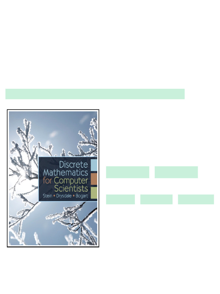 Solution Manual for Discrete Mathematics for Computer Scientists Cliff ...