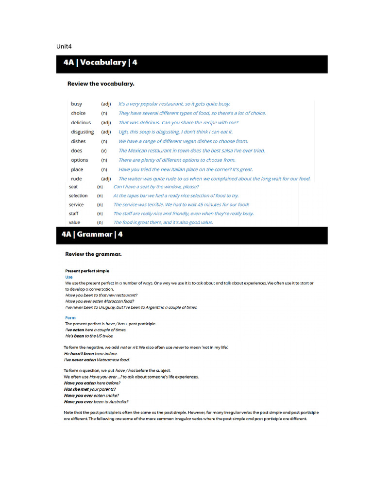 Unit 4 | PDF