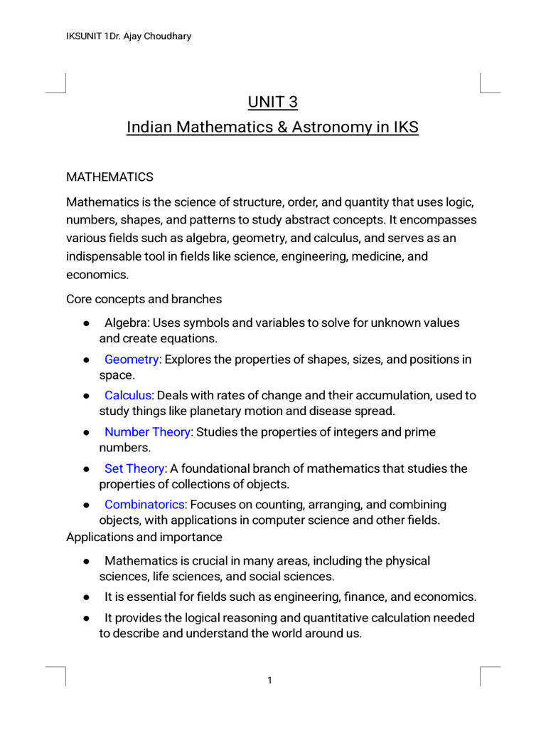Iks Student Unit 3 | PDF | Mathematics | Geometry