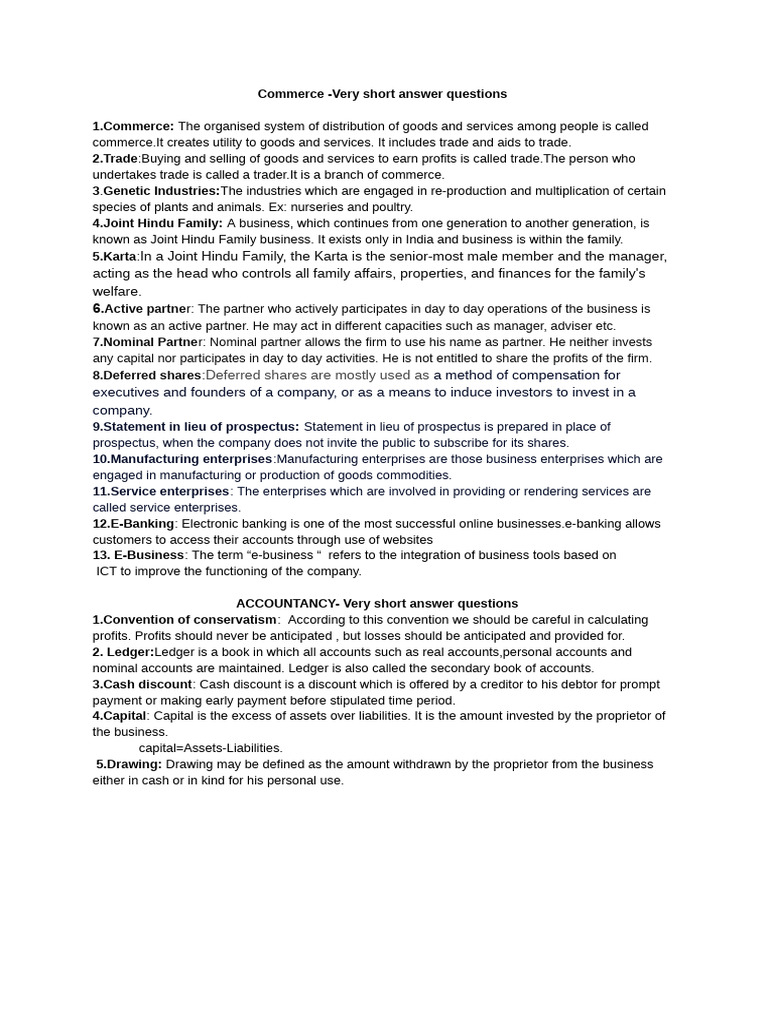 Commerce - Google Docs | PDF | Dividend | Equity (Finance)