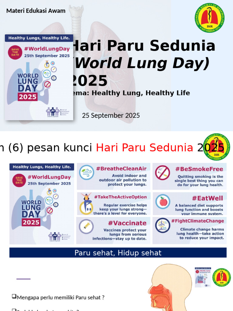 Toolkits PDPI World Lung Day 2025 | PDF