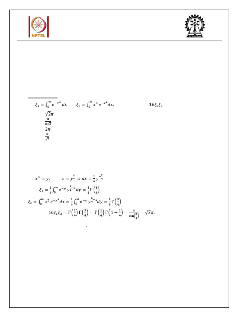 Assignment 7 Advanced Calculus For Engineers 2025 July Oct | PDF ...