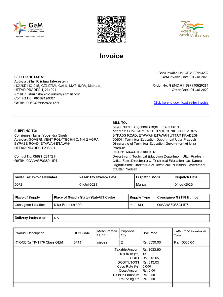 WkVHN1RDNkswUEY0T3dycUQyQlRsdz09_invoice | PDF | Value Added Tax | Invoice
