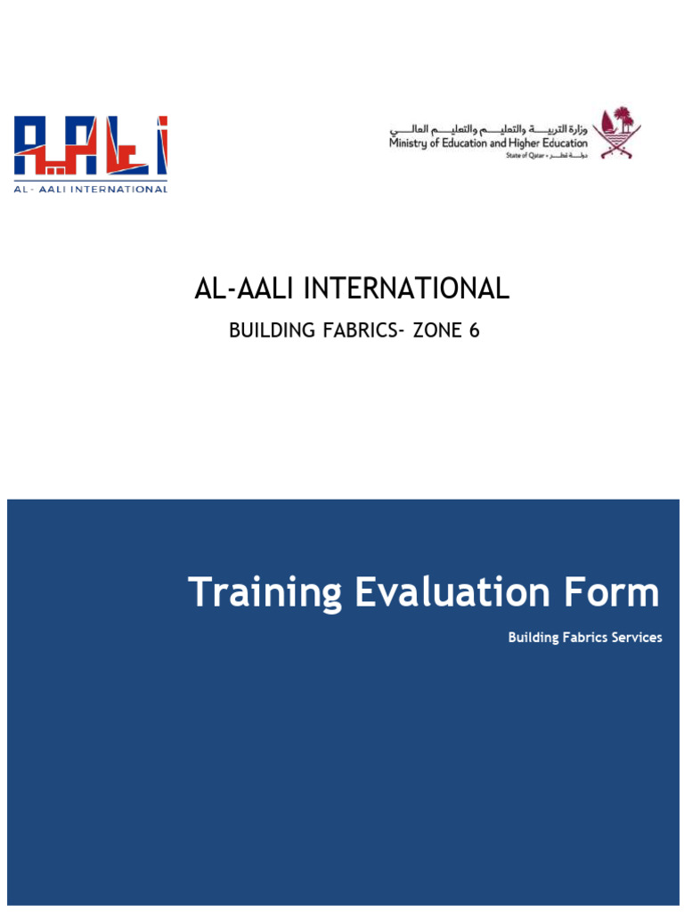Appendix 14 - Training Evaluation Form | PDF