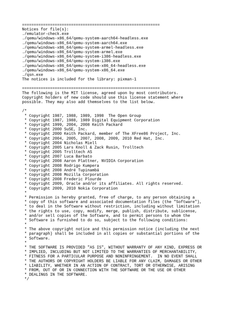 Notice | PDF | License | Copyright