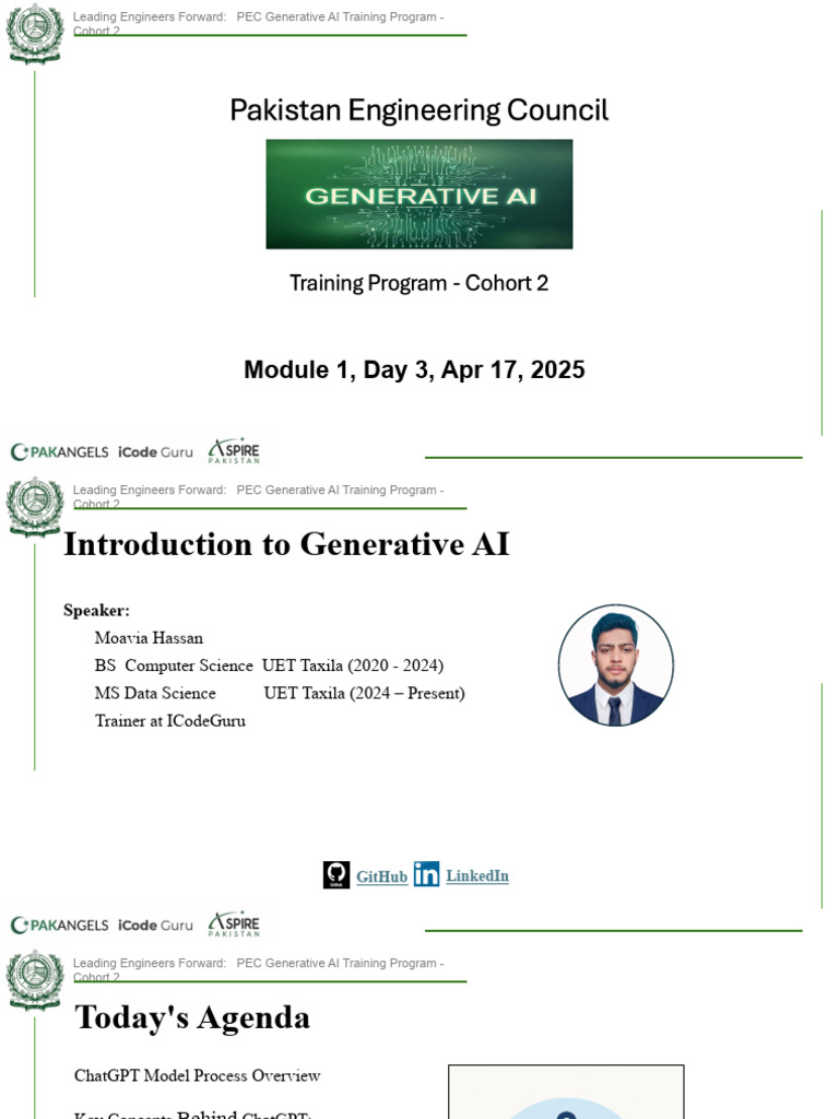 PEC Cohort 2 Gen AI Training Day 3 | PDF | Information Science ...
