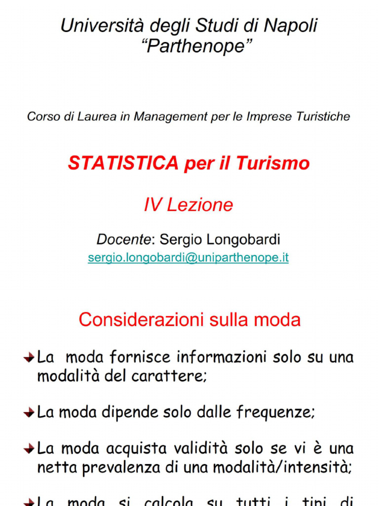 4 Lez.4 Percentili e Indici Di Variab. | PDF