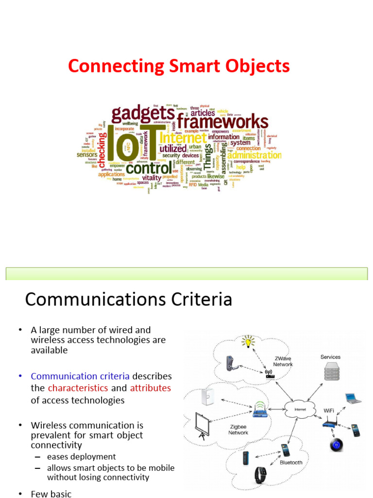 2 Chapter IoT Communication Up | PDF | Computer Network | Wi Fi