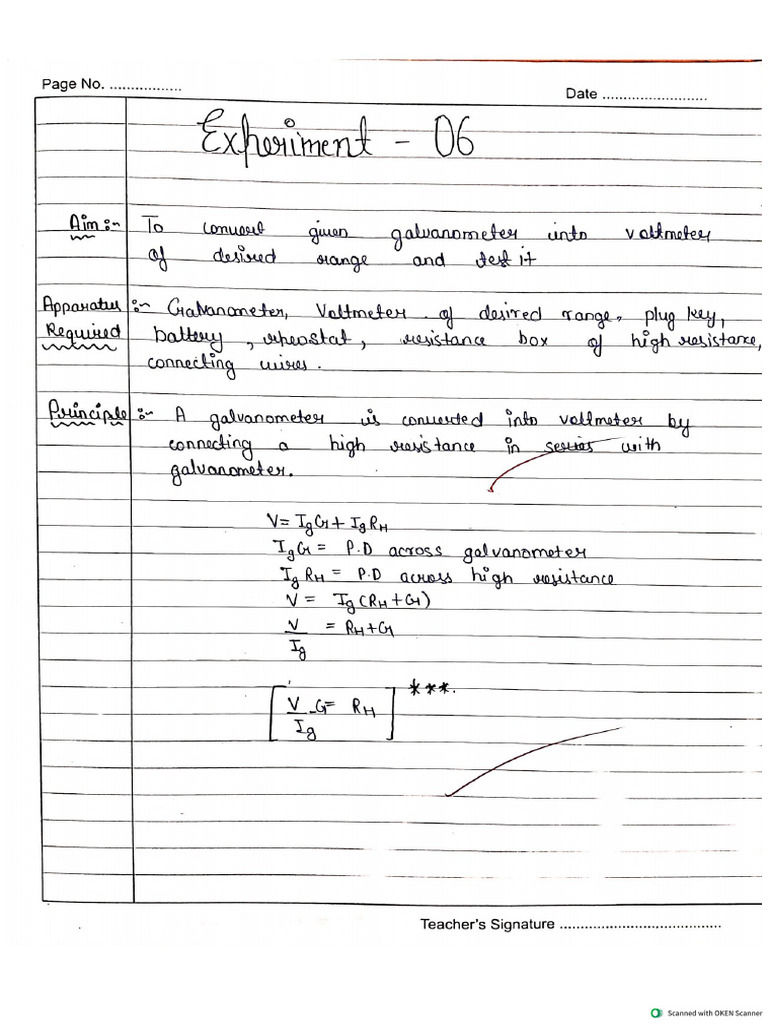 Exp 6 To Convert G Into V | PDF