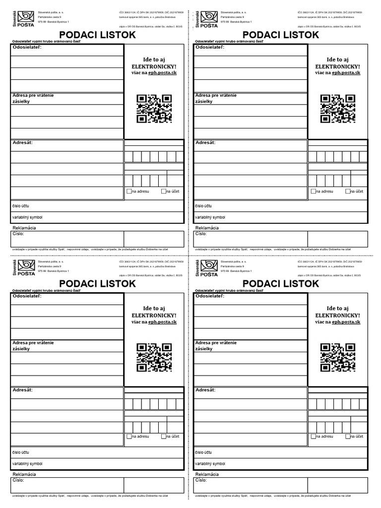 Podaci Listok | PDF
