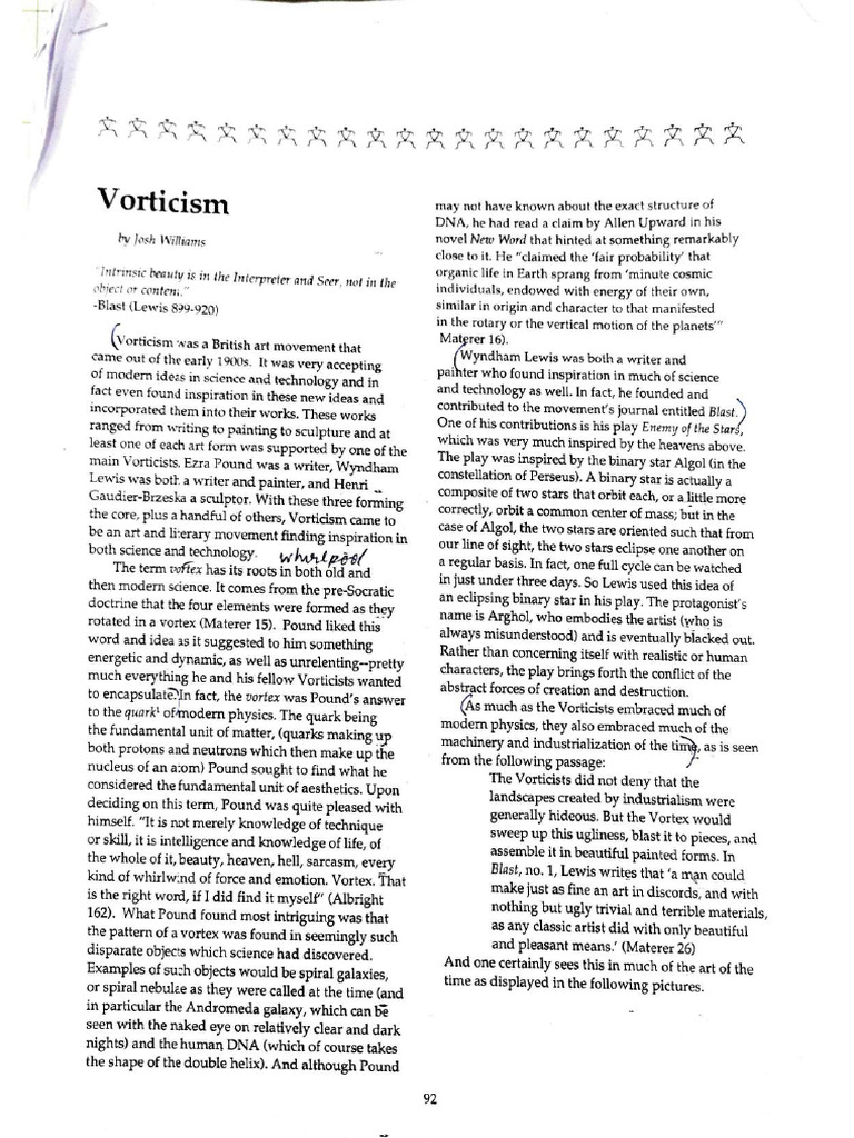 Vorticism | PDF