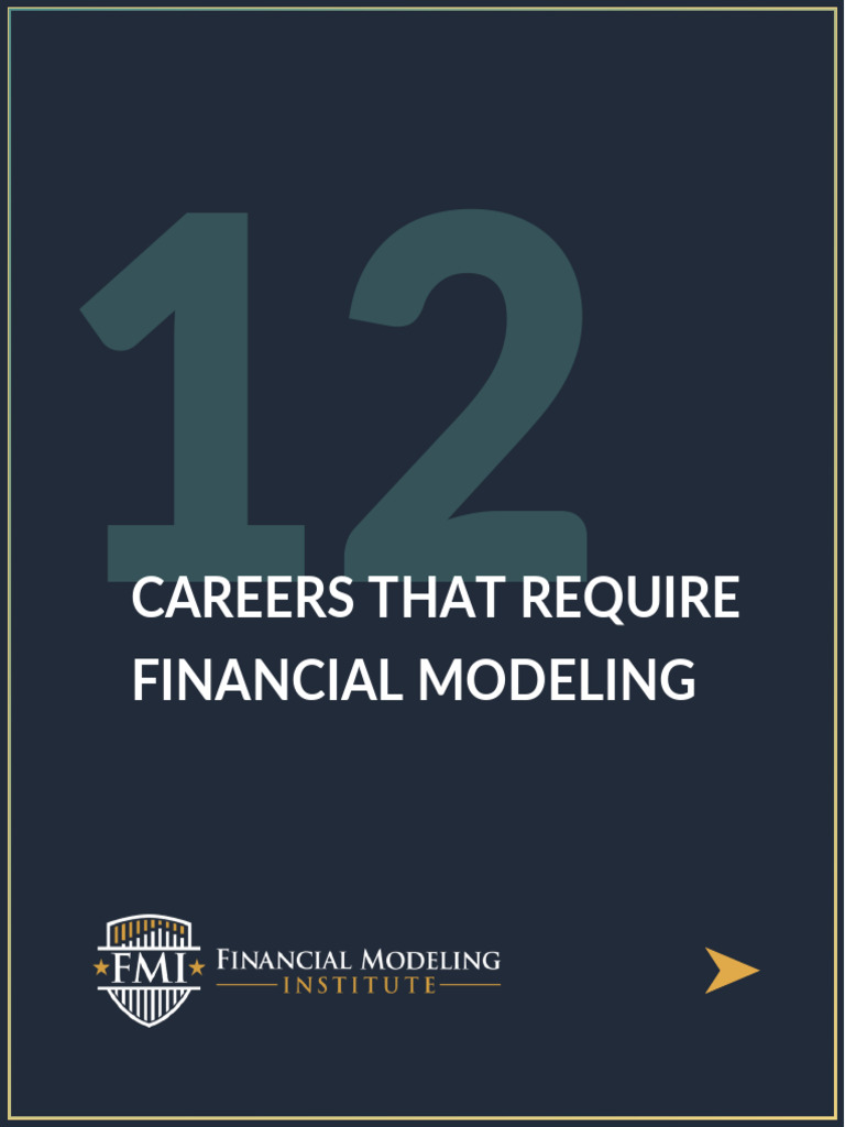 Photo inspiration: Visual Reference: 12 Careers That Require Financial Modeling