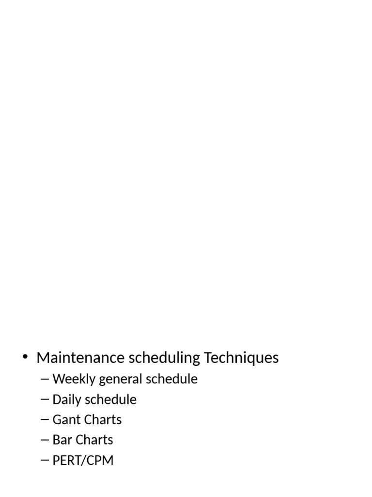 Maintenance 2 | PDF