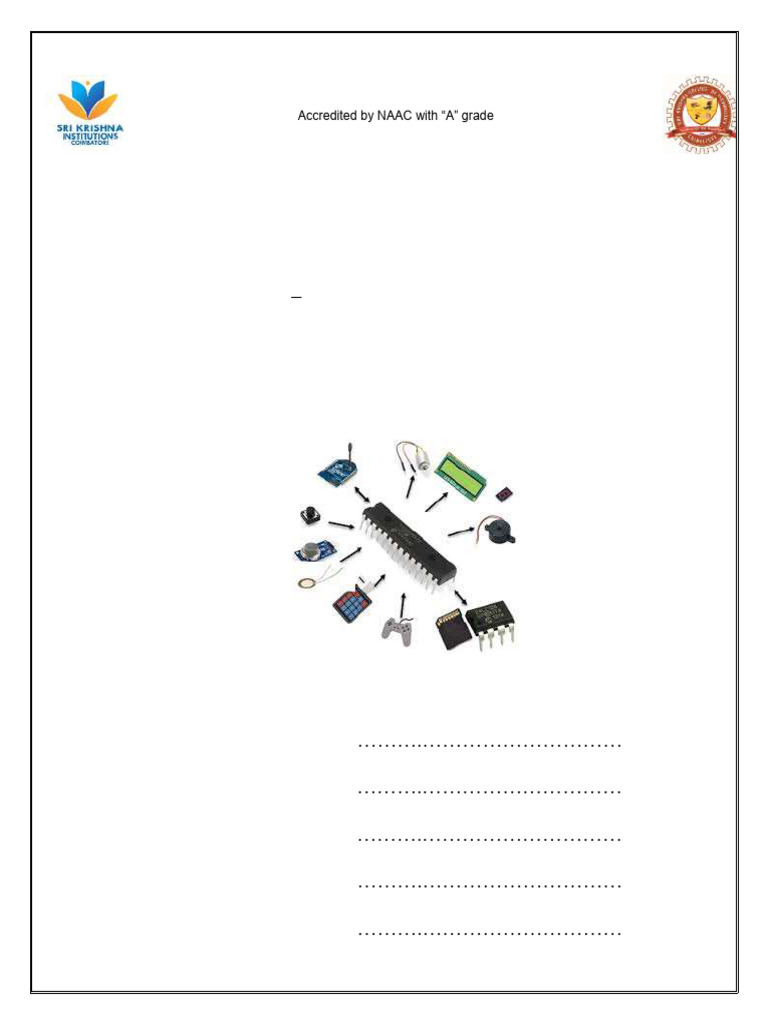 Mci - Lab Record | PDF | Microcontroller | Central Processing Unit
