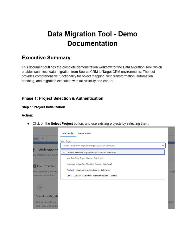 Demo - Data Migration Tool | PDF | Customer Relationship Management ...