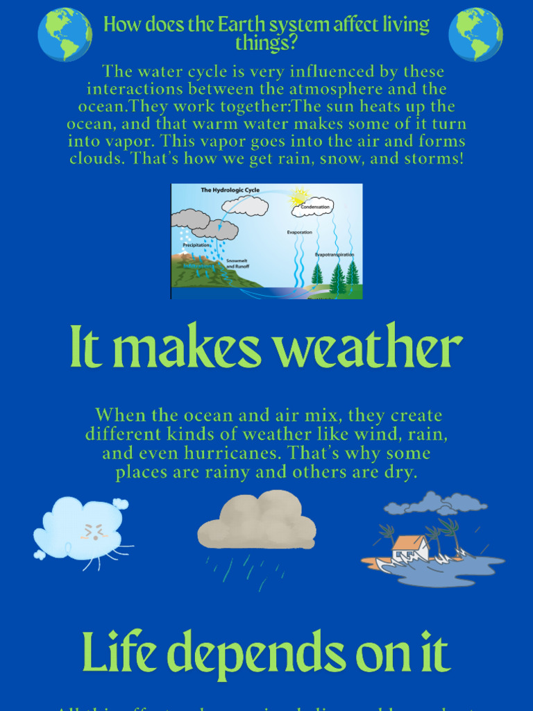 How Does The Earth System Affect Living Things | PDF