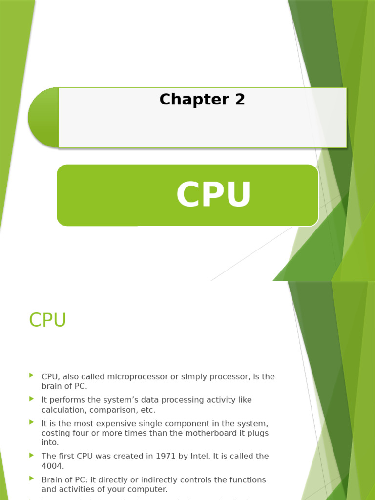 Chapter 3 (1) | PDF | Computer Hardware | Computer Architecture