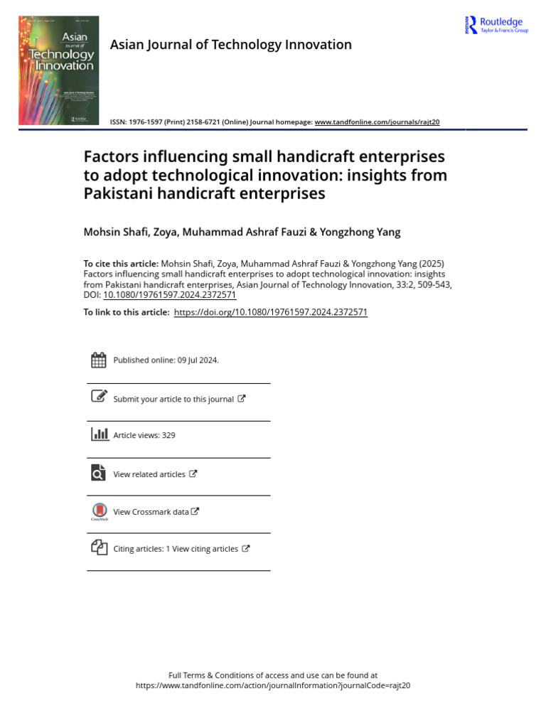 Factors Influencing. Paper Fpr Sample | PDF | Innovation | Competition