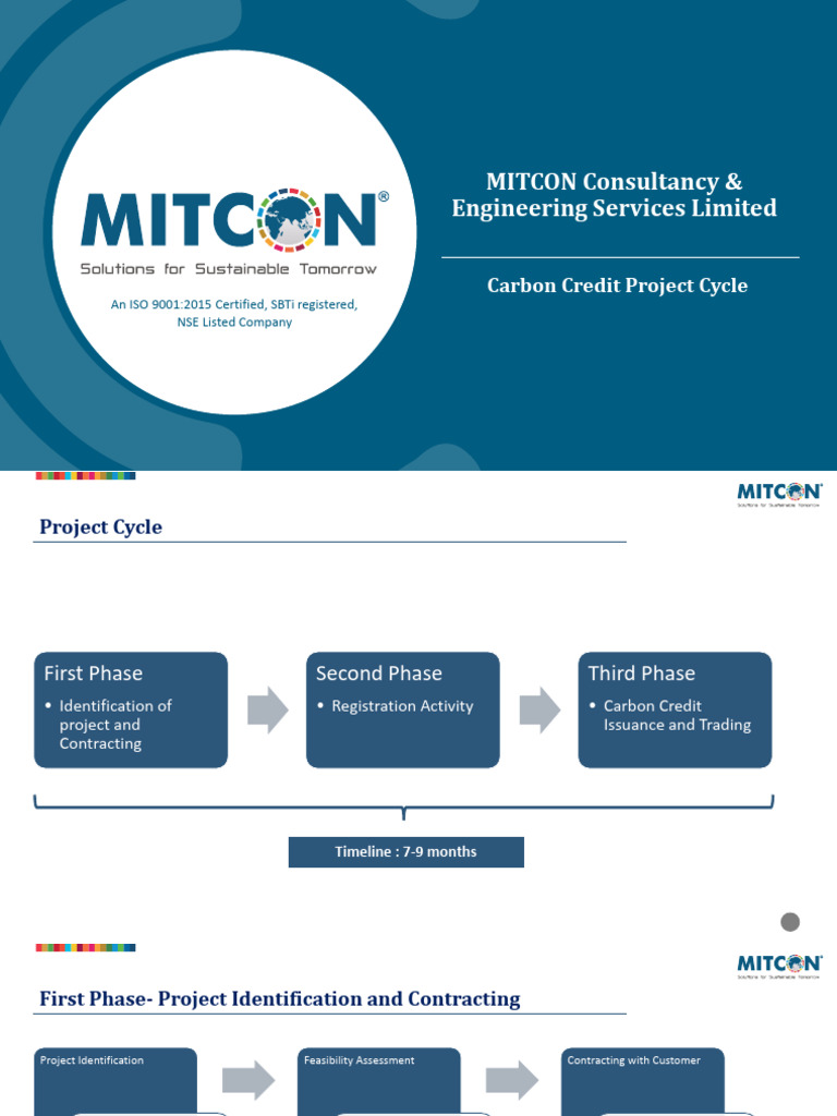 MITCON - Carbon Credit Project Cycle | PDF | Climate Change Policy ...