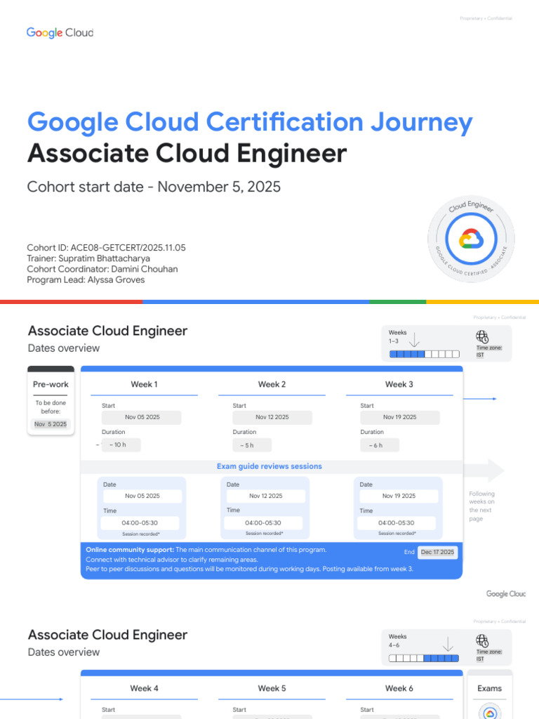 Ace08-Getcert - 2025.11.05 - Learning Plan + Program Details | PDF ...