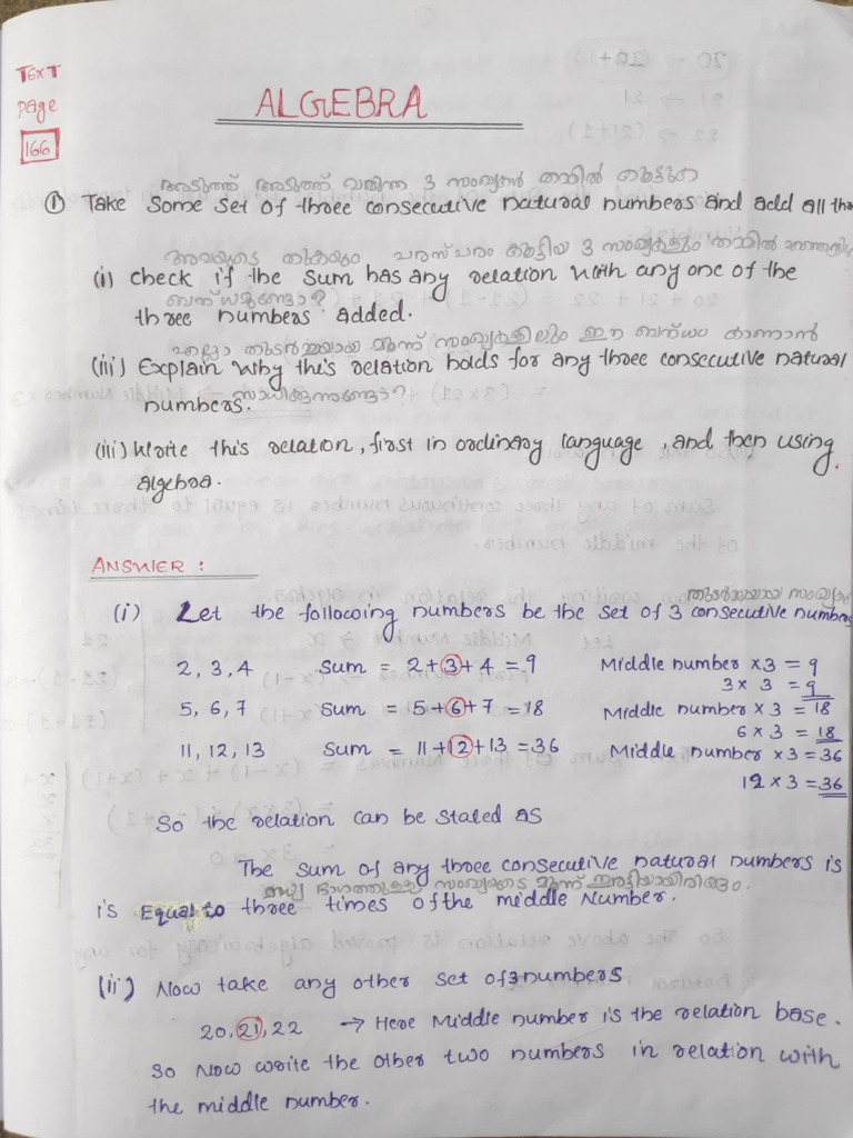 Maths Chapter 12 Algebra STD 7 Notes | PDF