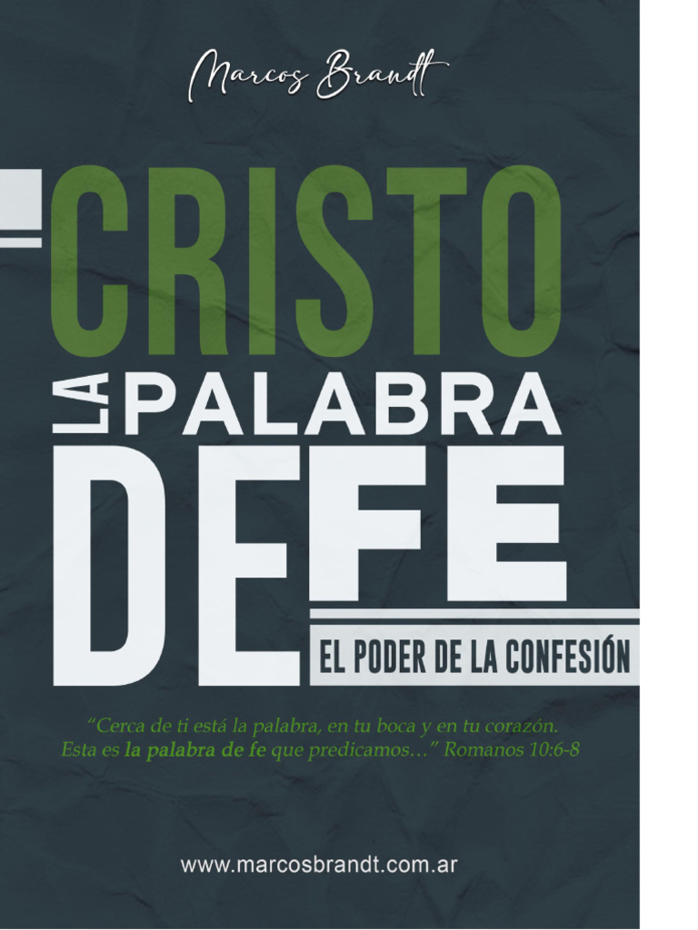 Cristo La Palabra de Fe - MB | PDF | Cristo (título) | Fe