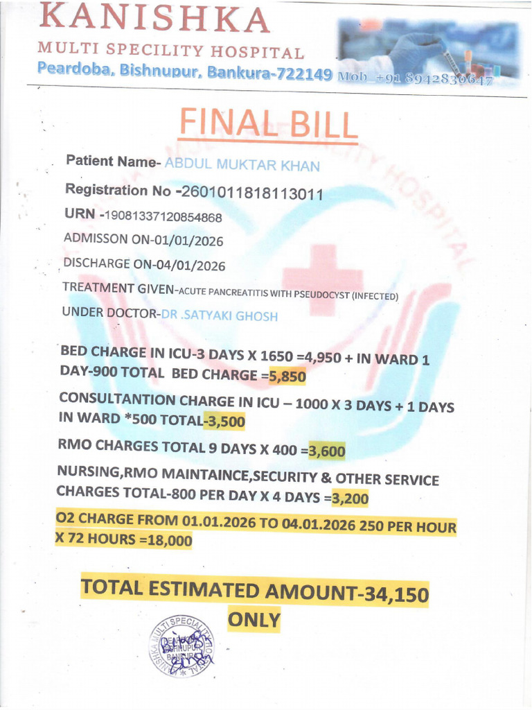 Final Bill | PDF