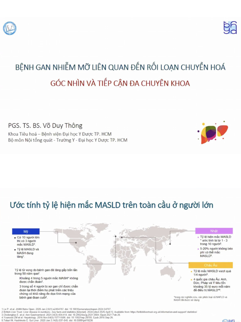 PGS TS BS Võ Duy Thông Bệnh Gan Nhiễm Mỡ Liên Quan Đến Rối Loạn Chuyển ...