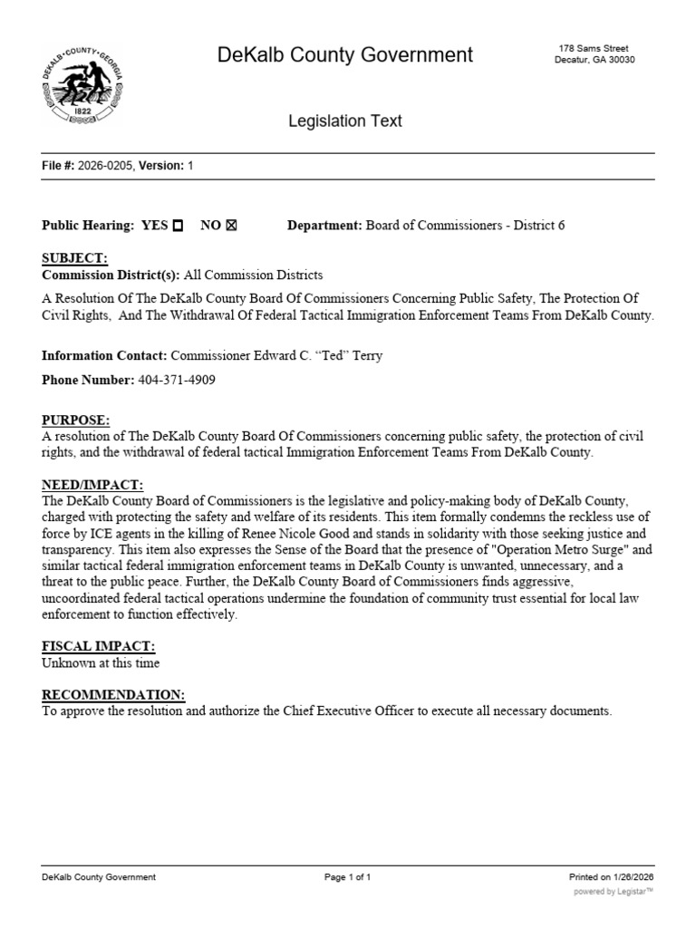 Legislation Text - 2026-0205 - Legislation Text-1 | PDF