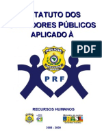 Estatuto Dos Servidores Publicos Aplicado a PRF