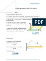 Segunda Condicion de Equilibrio