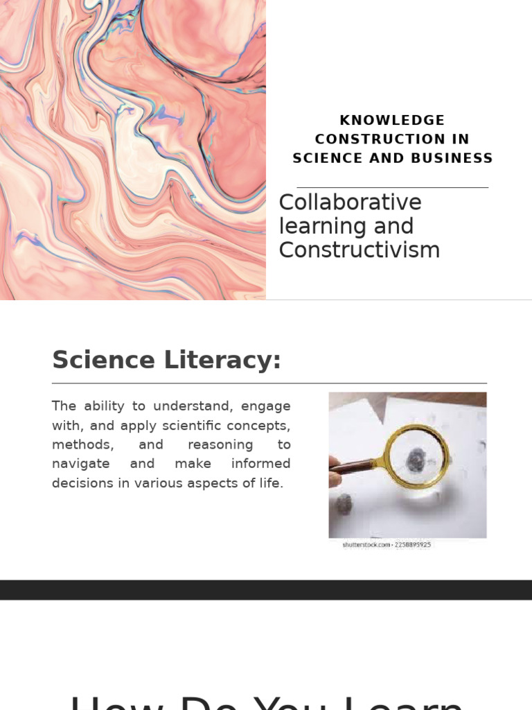 Science Literacy and Thoery of Constructivism Lecture | PDF ...