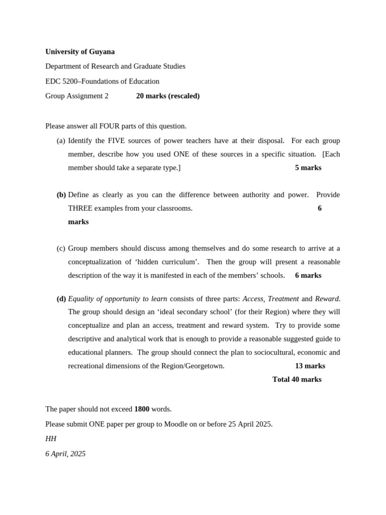 Group Assignment 2 | PDF
