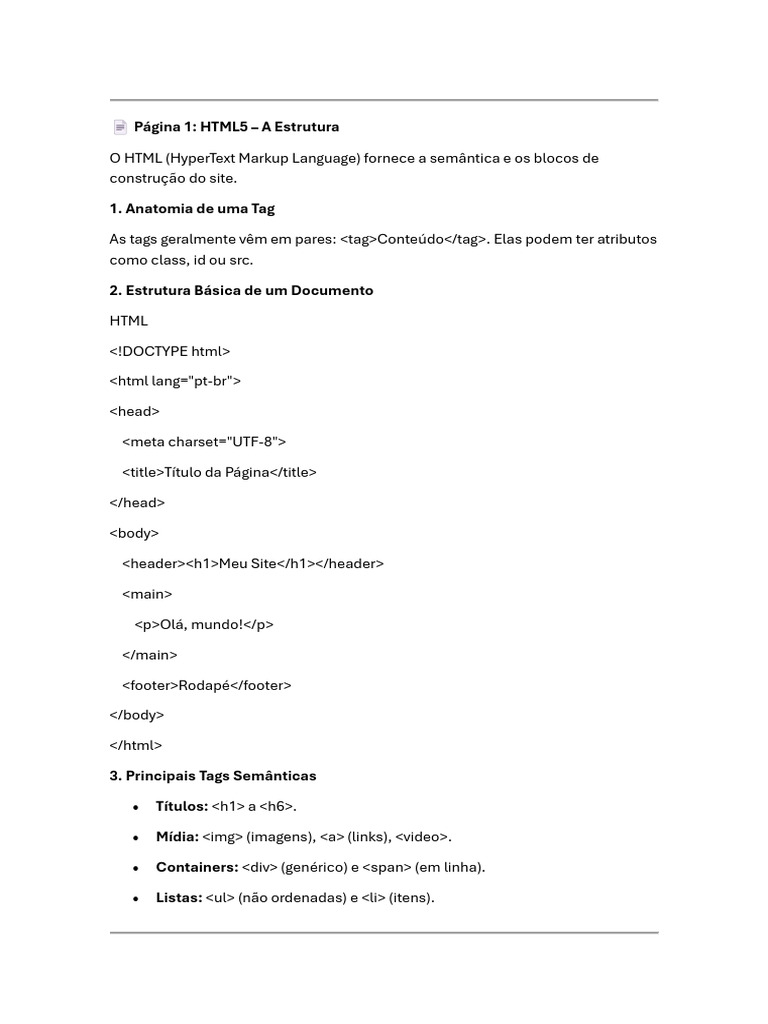 HTML Css e Javascript | PDF | Script Java | Html