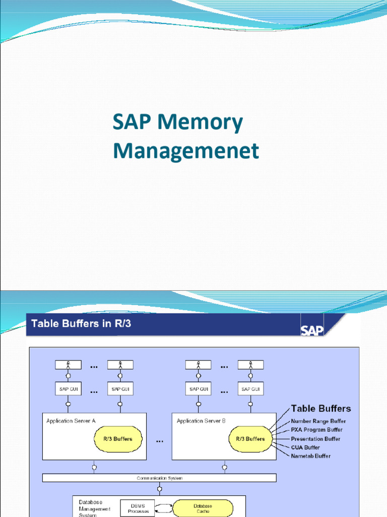 Sap Table Buffers | PDF