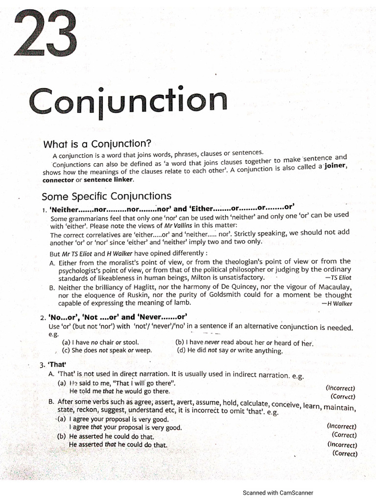 Conjunctions 2 | PDF