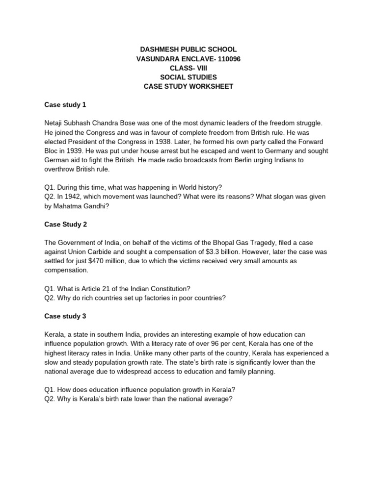 Case Study 22-01-26 | PDF