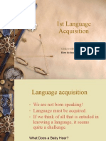 Language Acquisition Report