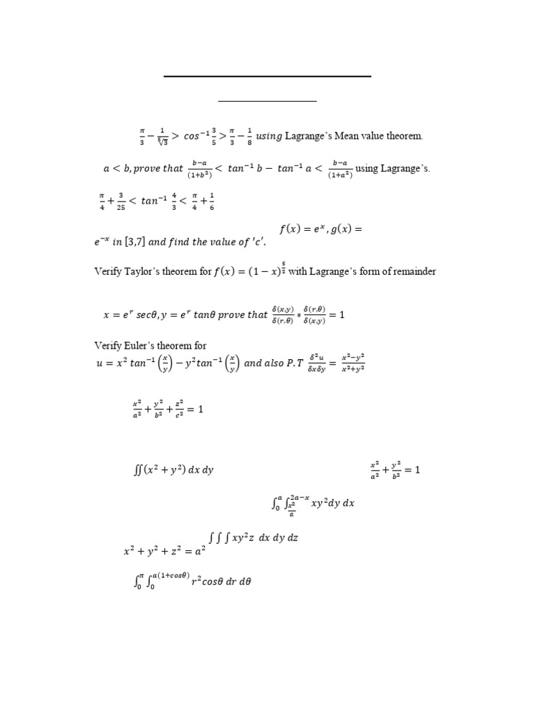Matrices and Calculs Assignment Questions | PDF