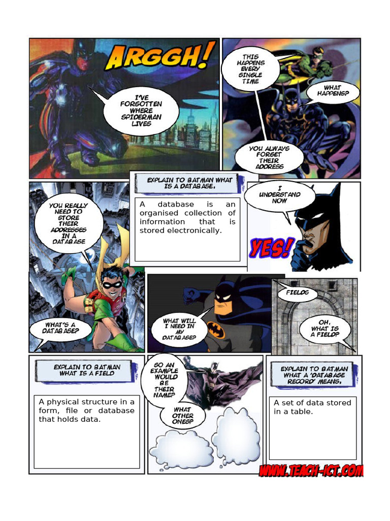 Connect Activity - Comic Scene | PDF